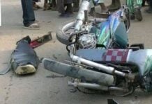 Accident de moto