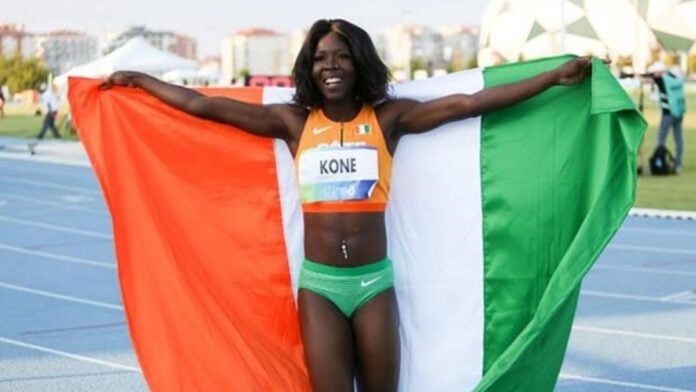 L'athlète ivoirienne Koné Maboundou