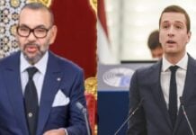 Mohammed VI et Jordan Bardella