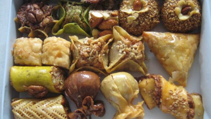 Assortiment de pâtisseries orientales