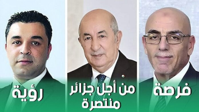 Candidats à l'élection présidentielle en Algérie