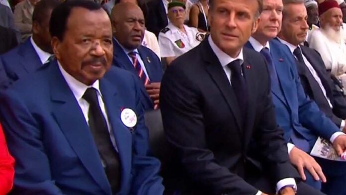 Commémoration du 80e anniversaire du 15 aout 1944 Paul Biya et Emmanuel Macron