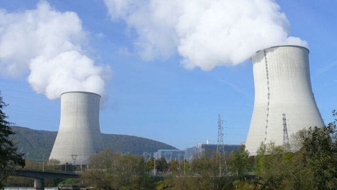 Une centrale nucléaire