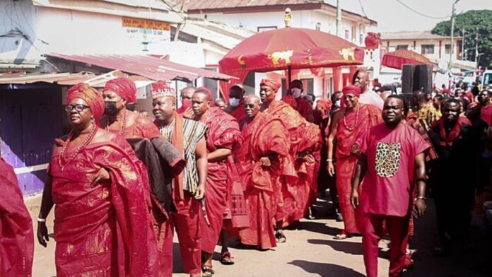 Homowo festival Osu Ghana