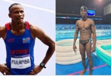 Le sprinter Dominique Lasconi Mulamba et le nageur Aristote Ndombe Impelenga