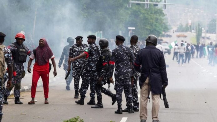 Manifestations au Nigeria