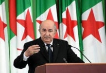 Le Président algérien Abdelmadjid Tebboune