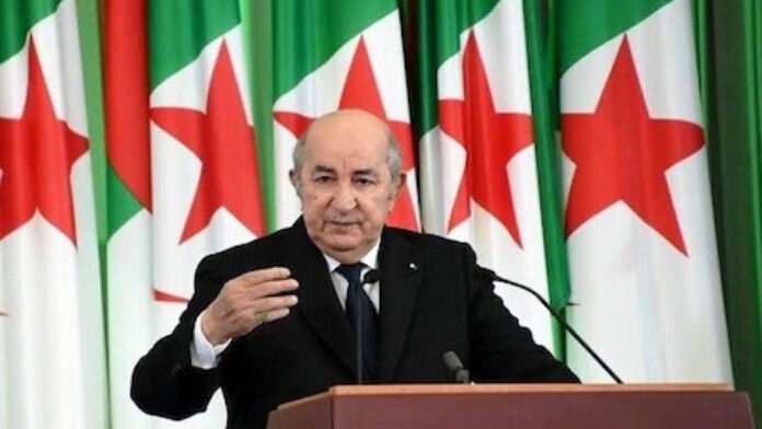 Le Président algérien Abdelmadjid Tebboune