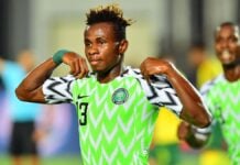 Le footballeur international nigérian Samuel Chukwueze