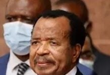 Le Président camerounais Paul Biya