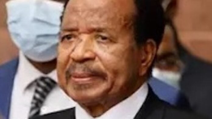 Le Président camerounais Paul Biya