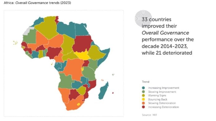 Carte classement Mo Ibrahim 2024