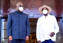 Félix Tshisekedi et Yoweri Museveni