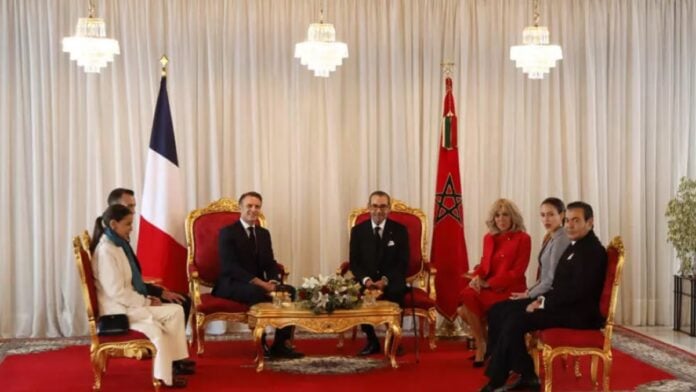 Emmanuel Macron reçu au Maroc par Mohammed VI