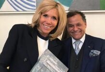 Brigitte Macron et Mehdi Qotbi