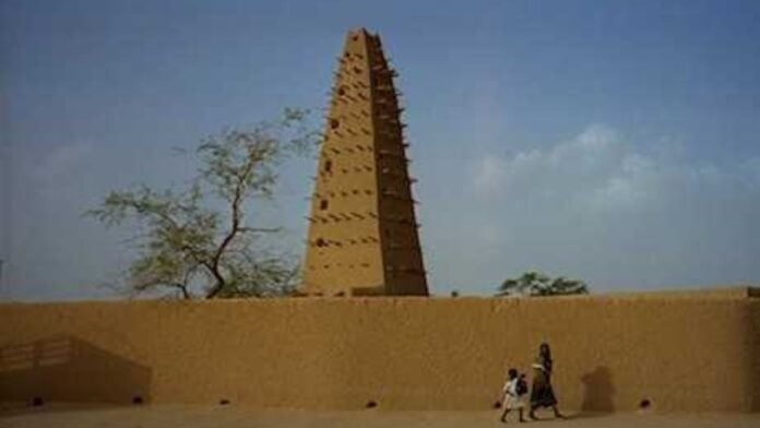 La mosquée d'Agadez au Niger