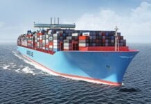 Image de synthèse d'un navire Maersk