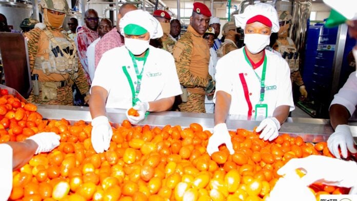 Inauguration de l'usine de transformation de tomates de Bobo-Dioulasso