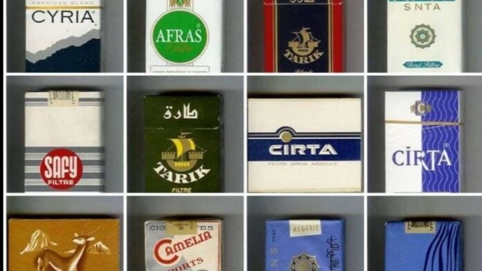 Cigarettes made in Algérie