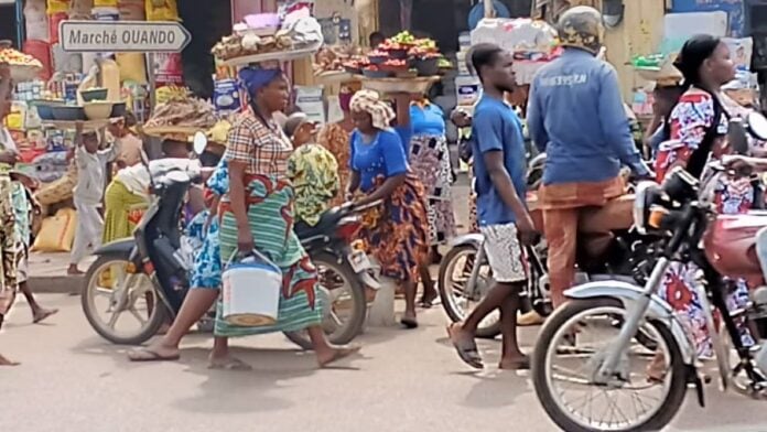 Le marché Ouando, à Porto-Novo