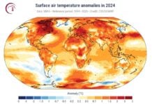 Augmentation de la température mondiale en 2024