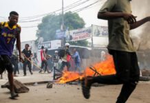 Manifestation à Kinshasa