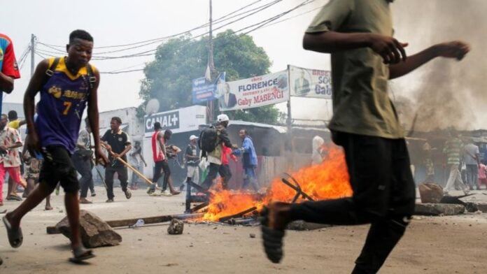 Manifestation à Kinshasa