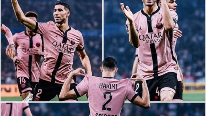 Achraf Hakimi la vie en rose