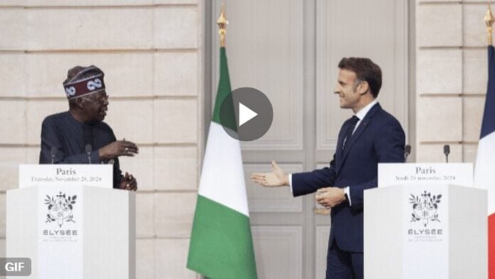 Bola Tinubu et Emmanuel Macron