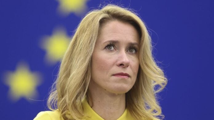 Kaja Kallas, haute représentante de l'UE pour les Affaires étrangères et la politique de sécurité