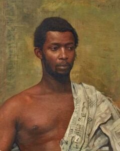 Franz von Matsch (1861-1942) - Portrait d'un Africain